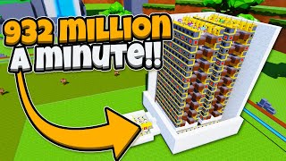 BEST MUSHROOM FARM  Block Tycoon ROBLOX [upl. by Ikkiv]