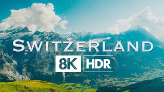 Switzerland  8K HDR 60p Jungfrau [upl. by Shirk711]