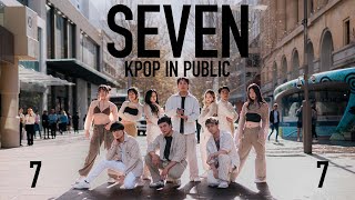 ONE TAKE  KPOP IN PUBLIC Jung Kook feat Latto  SEVEN 세븐 Dance Cover  Choreo  Australia [upl. by Leunamnauj626]