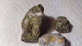 Gold vs Pyrite amp Chalcopyrite [upl. by Aihseyn]