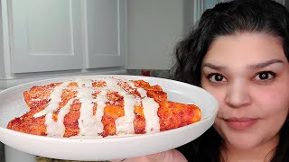 CHICKEN ENCHILADAS  Red Chicken Enchiladas  Authentic Enchilada Sauce Recipe [upl. by Schlesinger]