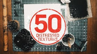 50 Free Distressed Textures For Graphic Designers  Shutterstock [upl. by Alracal]