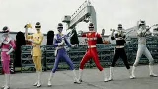 Denji Sentai Megaranger Henshin Theme Kyuurioku Henshin [upl. by Nibroc]