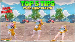 TOP 5 TIPS TO BE A PRO PLAYER IN BGMI🔥PUBG MOBILE BEST TIPS AND TRICKS TO IMPROVE GAMEPLAY MEW2 [upl. by Mano]