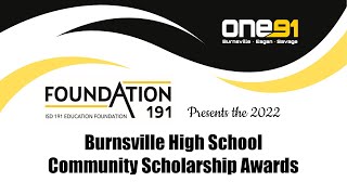 2022 Burnsville High School Community Scholarship Awards Ceremony [upl. by Aala]