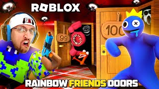 Dont Mix ROBLOX Rainbow Friends 🌈 with DOORS 🚪 FGTeeV Mashup [upl. by Alecia]