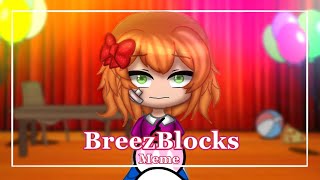 BreezBlocks meme  fnaf  Gacha Club  FT Elizabeth Afton [upl. by Ardisj]