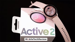 Samsung Galaxy Watch Active 2 Review [upl. by Idorb]