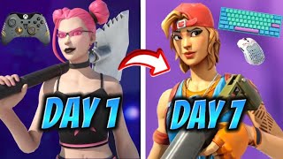 1 WEEK Fortnite Keyboard and Mouse Progression TIPS [upl. by Anelys677]