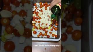 Viral TikTok Recipe  Feta Tomato Pasta Shorts [upl. by Ahcsap]