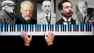 TOP 5 MOST FAMOUS RUSSIAN PIANO PIECES [upl. by Wertheimer236]