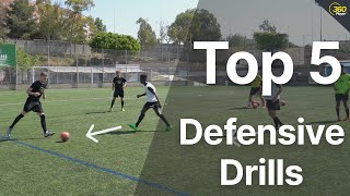 5 Defensive Drills To Improve Your Teams Defending [upl. by Braswell251]