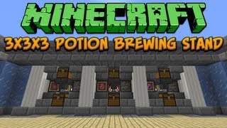 Minecraft 3x3x3 Potion Brewing Stand Tutorial [upl. by Polivy785]