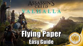 Assassin’s Creed Valhalla  Easy Flying Paper Guide AC Valhalla Repton Flying Paper [upl. by Quintessa878]