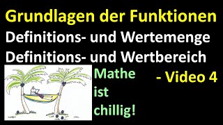 Definitions und Wertemenge einer Funktion  V4G  KAS5 [upl. by Ttevi956]