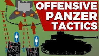 German Panzer Tactics WW2  Attack [upl. by Pang]