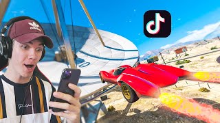 Recreating VIRAL GTA 5 STUNTS On Tik Tok 28 [upl. by Revorg]