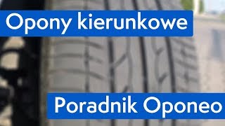 Opony kierunkowe ● Poradnik Oponeo™ [upl. by Jacob]