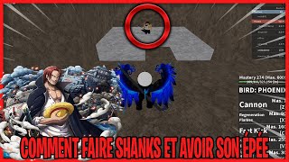 TUTO COMMENT FAIRE SHANKS ET AVOIR SON ÉPÉE SUR BLOX FRUIT [upl. by Lavicrep]