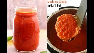 Instant Pot Marinara Sauce Homemade Marinara Sauce  marinara sauce from scratch  Vegan Marinara [upl. by Embry315]