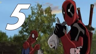 Deadpool in Ultimate SpiderMan 56 vs SpiderMan [upl. by Zumwalt]