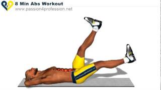 Vezbe za savrsen stomak 8min ABS WORKOUT [upl. by Lodhia]