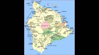 MAP OF HAWAII  THE BIG ISLAND [upl. by Lilia]