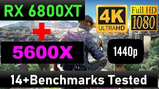 New RX 6800XT Benchmarks Ryzen 5600X 1080p 1440p 4K Performance Boost with Ultra High Settings [upl. by Kristoffer]