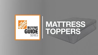 Best Mattress Toppers and Pads for a Restful Sleep  The Home Depot [upl. by Eiliab]