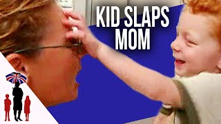 Kid Slaps Mom In The Face  Supernanny [upl. by Ahsilak584]