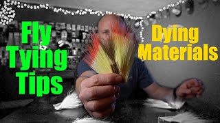 Fly Tying Tips  Dying Materials [upl. by Ainekahs]