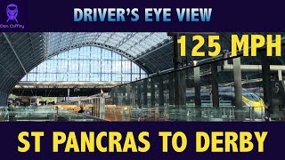 St Pancras to Derby  125 mph [upl. by Daeriam24]