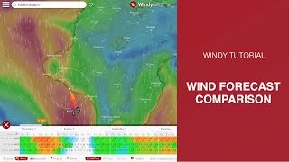 Wind Forecast Comparison  WINDY TUTORIAL [upl. by Hoebart966]