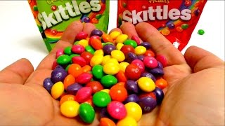 Skittles Candy Packs  Crazy Sours amp Fruits [upl. by Daj]