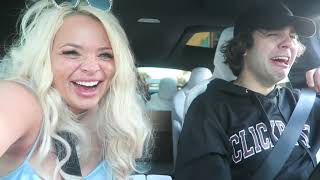 Trisha Paytas and David Dobrik eating McDonalds [upl. by Lipcombe]