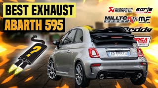 Abarth 595 Exhaust Sound 🔥 StockAkrapovicUpgradeSystemComparisonReviewAccelerationCapristo [upl. by Nelad]