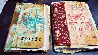 Junk Journal How to Make Raggedy Notebooks for Junk Journals Step By Step Tutorial The Paper Outpost [upl. by Adnamor]