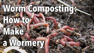 Worm Composting How to Make a Wormery [upl. by Zizaludba]