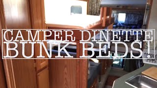 Truck Camper Dinette Bunk RV Bunk [upl. by Atnahc]