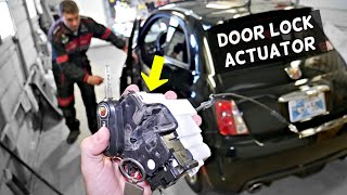 FIAT 500 DOOR LOCK ACTUATOR REPLACEMENT REMOVAL [upl. by Amiarom917]