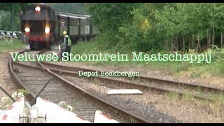 De Veluwse Stoomtrein Maatschappij het depot Beekbergen [upl. by Mendel]