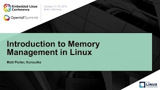 Introduction to Memory Management in Linux [upl. by The388]