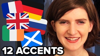 How To Do 12 Different Accents [upl. by Yelyk]