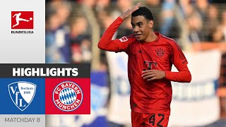 Kane Musiala And Co Shine  VfL Bochum  FC Bayern München  Highlights  MD 8 Bundesliga 2425 [upl. by Irtimid310]