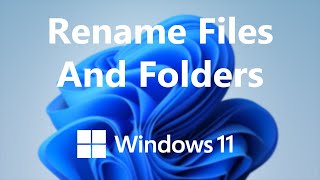 Windows 11 How To Rename Files [upl. by Novj864]