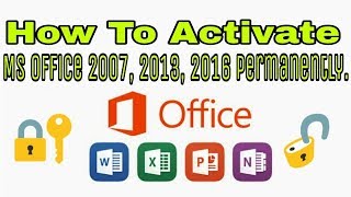 How to Activate MS Office 2007 2013 2016 Permanently  Computer Tips [upl. by Dorreg]