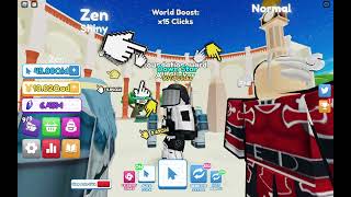 New secret Mesedi town of dawn NEW WORLD Anime Clicker Simulator [upl. by Samuel]