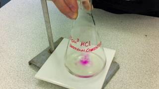 Titration using phenolphthalein [upl. by Nirej]