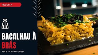 Bacalhau à Brás receita Portuguesa [upl. by Anelej]