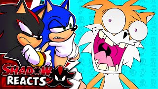 Sonic amp Shadow REACT To Secret History of Sonic amp Tails [upl. by Rus]